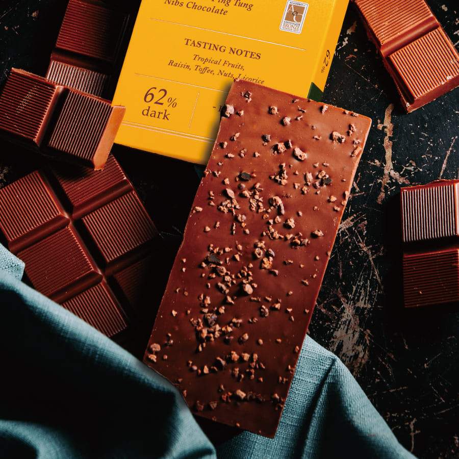 62% 台灣五號可可碎粒巧克力