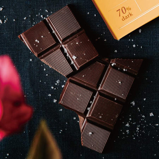 70% 台灣二號 鹽之花巧克力